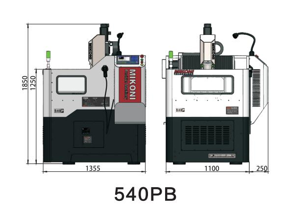 540PB系列半罩精雕機